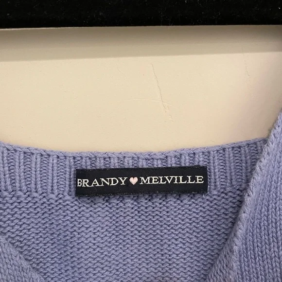 blue knit brandy melville tank! - Picture 2 of 2